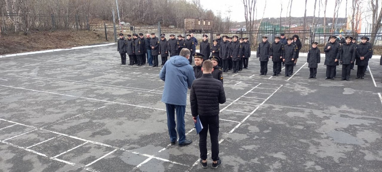 В «Североморском кадетском корпусе» прошла линейка.