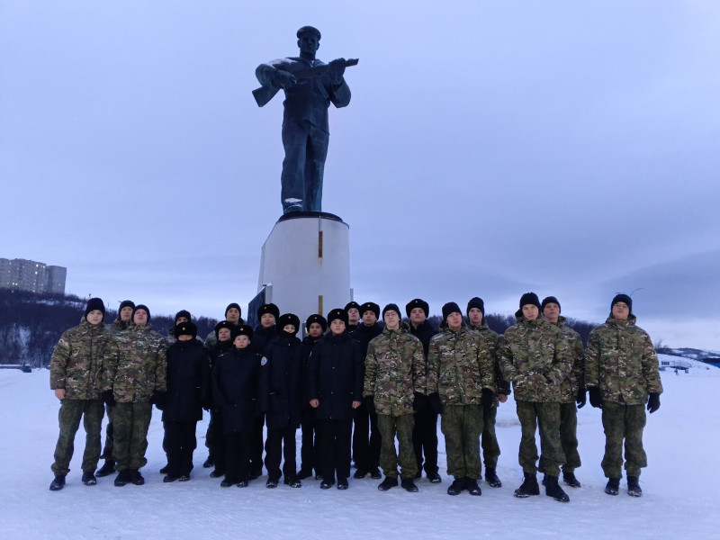 03.02.2025 года в ГОБОУ МО КК «Североморский кадетский корпус» прибыли юноши из города Мончегорска для участия в 47-й смене «Авангард»!.